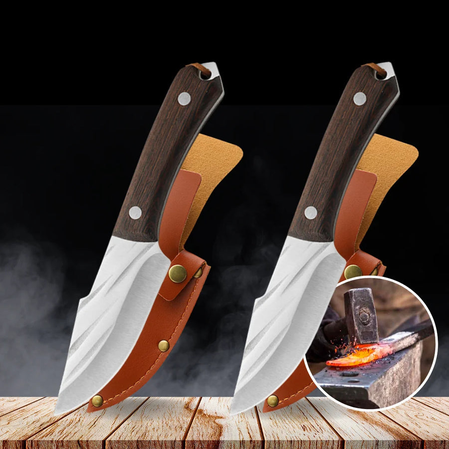 (BUY 1 GET 2) Professional Forged Knife + Free Sheath • Bravus Knife by Bravus