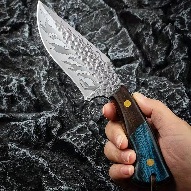 Professional Hand-Forged Knife + Free Sheath • Zucci Bravus™ Knife