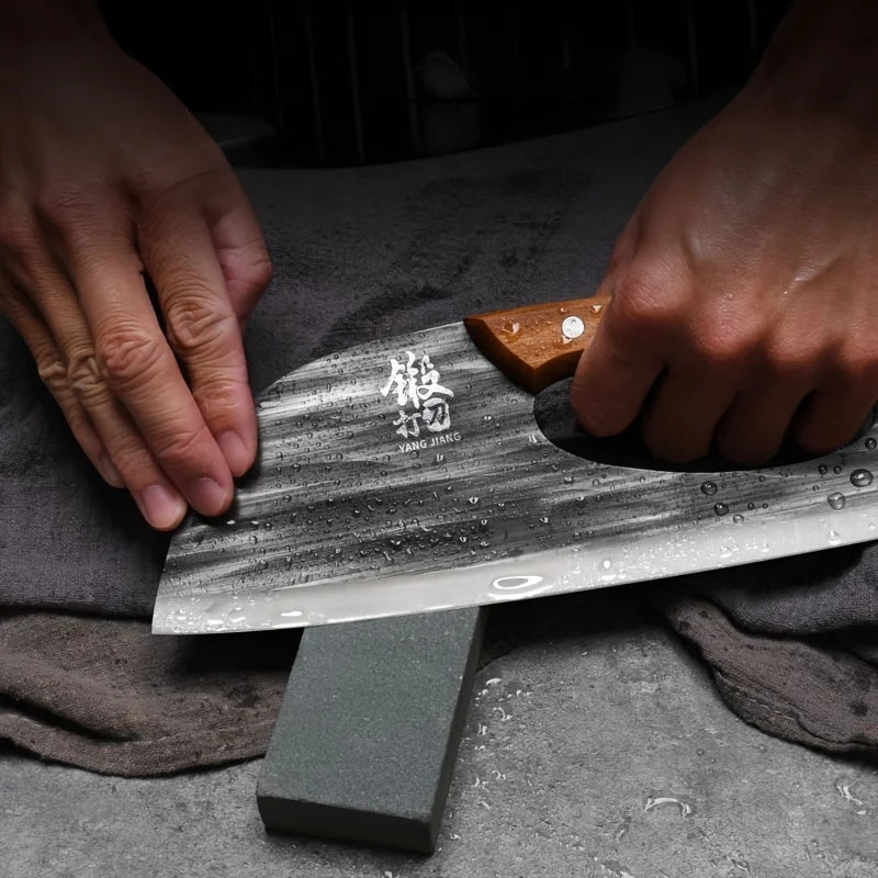 100% Hand-Forged Japanese Cleaver  • Yang Pro by Bravus Blades™