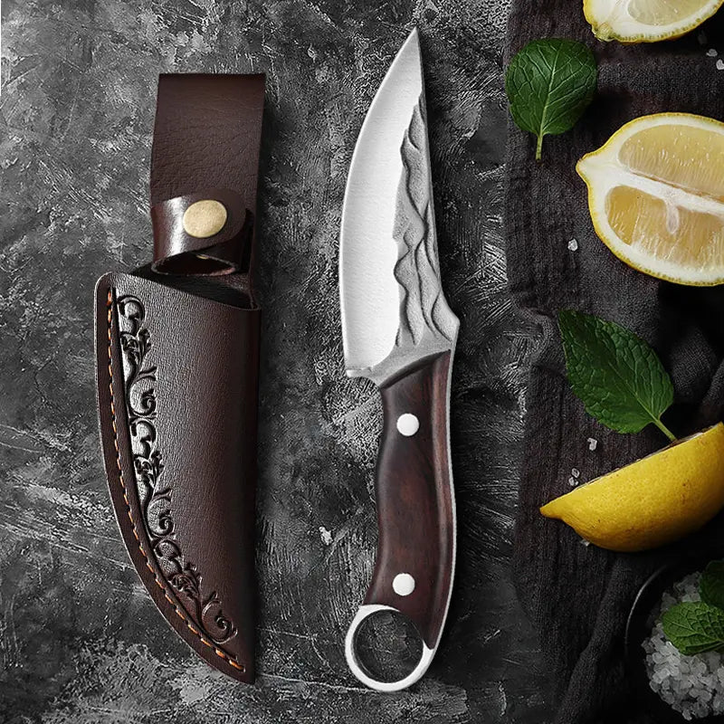 Hand-Forged Knife Combo + 2 Sheaths • Risk Combo by BRAVUS