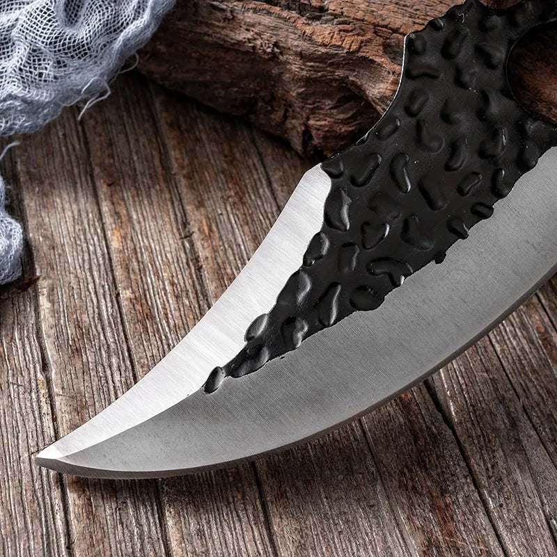 Hand-Forged Professional Knife + Free Sheath • Maori Bravus™ Knife