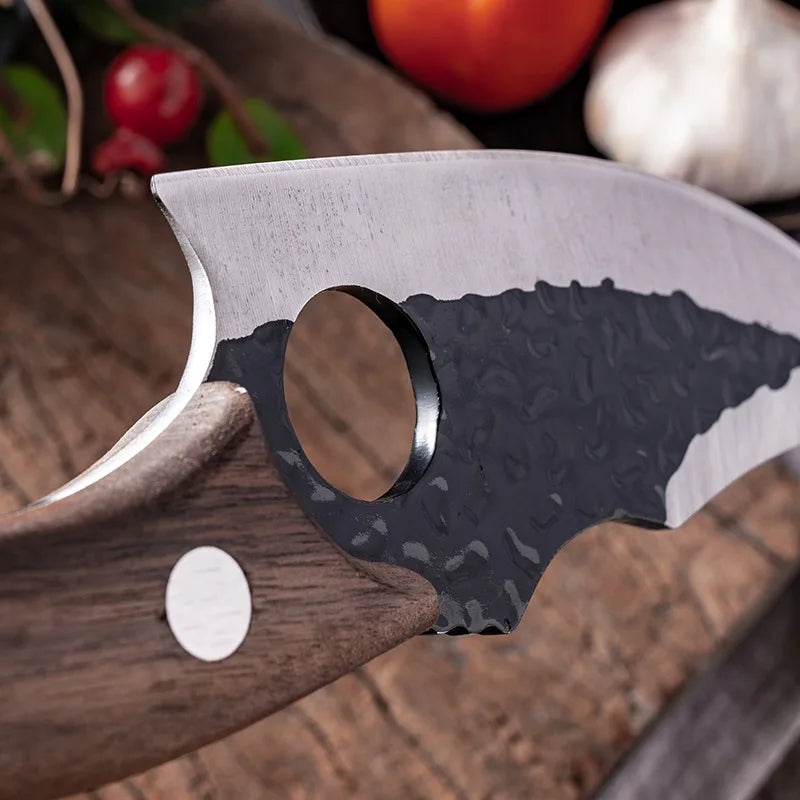 Hand-Forged Professional Knife + Free Sheath • Maori Bravus™ Knife