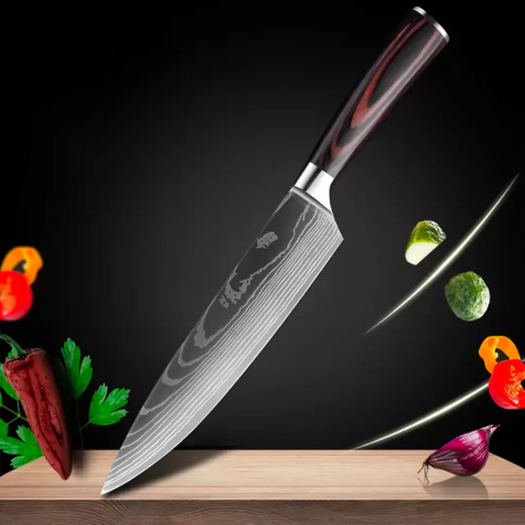 Hand Forged Chef's Knife • by BRAVUS Blades