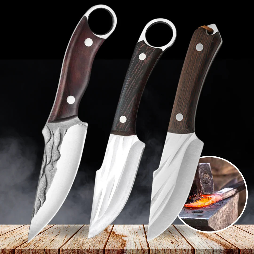 Hand-Forged Knife Combo • Delta Combo by BRAVUS