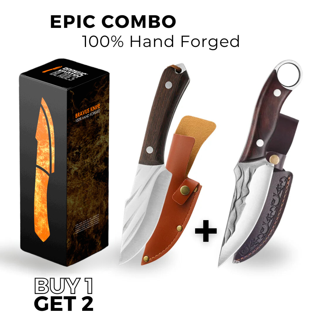 (BUY 1 GET 2) Epic Combo by BRAVUS • 100% Hand Forged