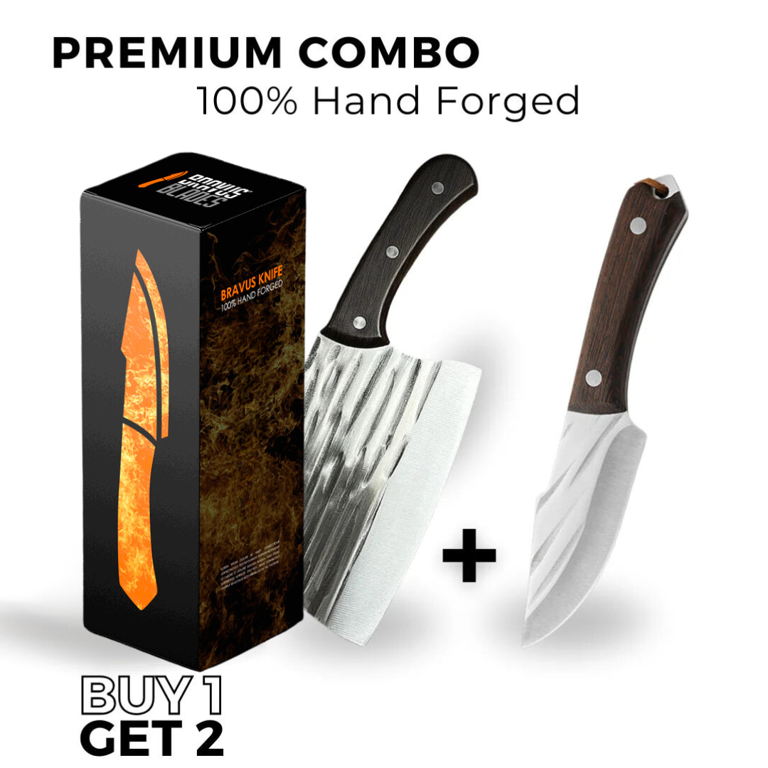 (BUY 1 GET 2) PREMIUM COMBO BY BRAVUS™ • 100% HAND FORGED