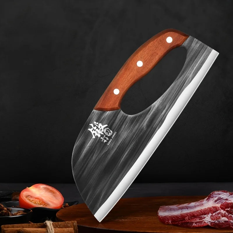 100% Hand-Forged Japanese Cleaver  • Yang Pro by Bravus Blades™